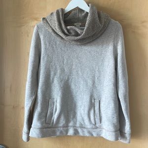 J. Crew Size Large Tan Cowl Neck Sweater